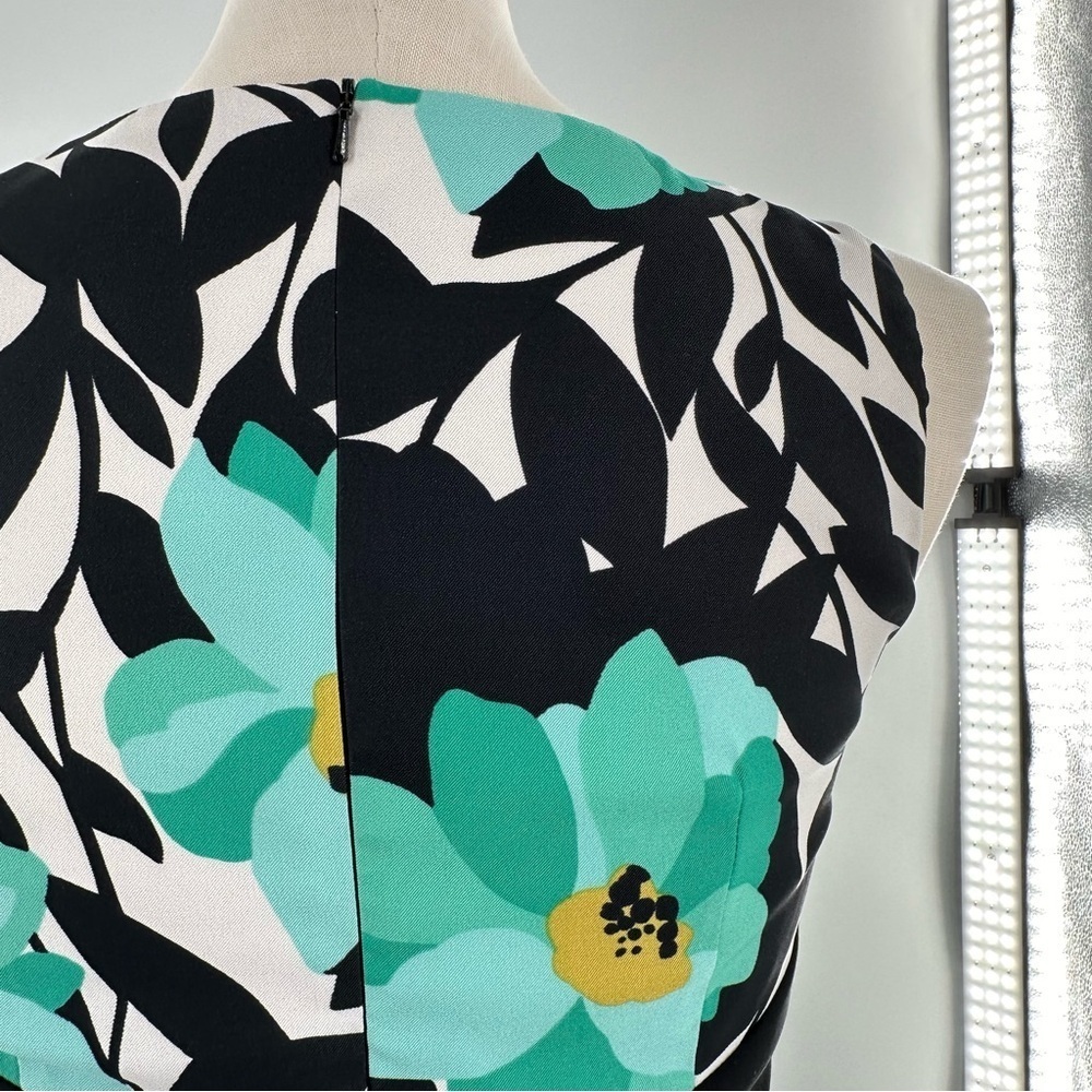 I.N studio womens dress size 14 multicolored floral pencil corp core career - Picture 7 of 11